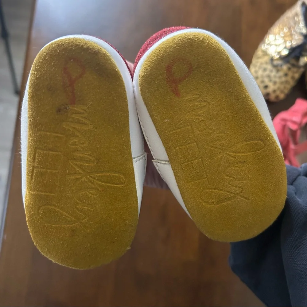 Monkey Feet Leather Baby Shoes Bundle Size 6-12M Ballet Sneaker Boots & T Strap - Picture 10 of 16